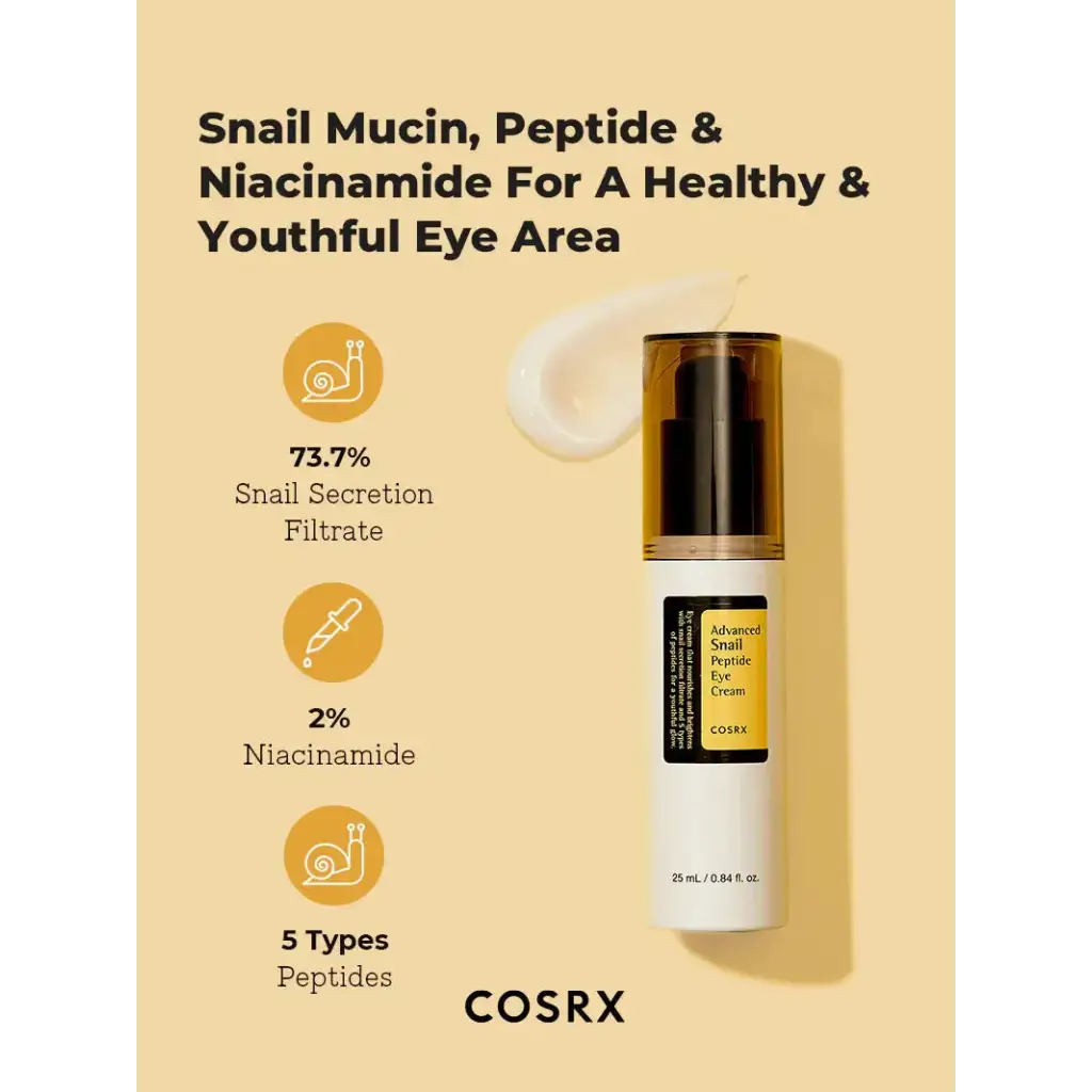 Advanced Snail Peptide Eye Cream-Eye Care-COSRX-The-Skincare-district