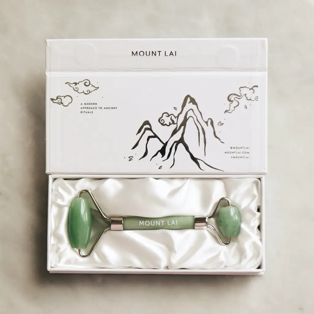 Jade De-Puffing Facial Roller-Skincare Tool-MOUNT LAI-The-Skincare-district