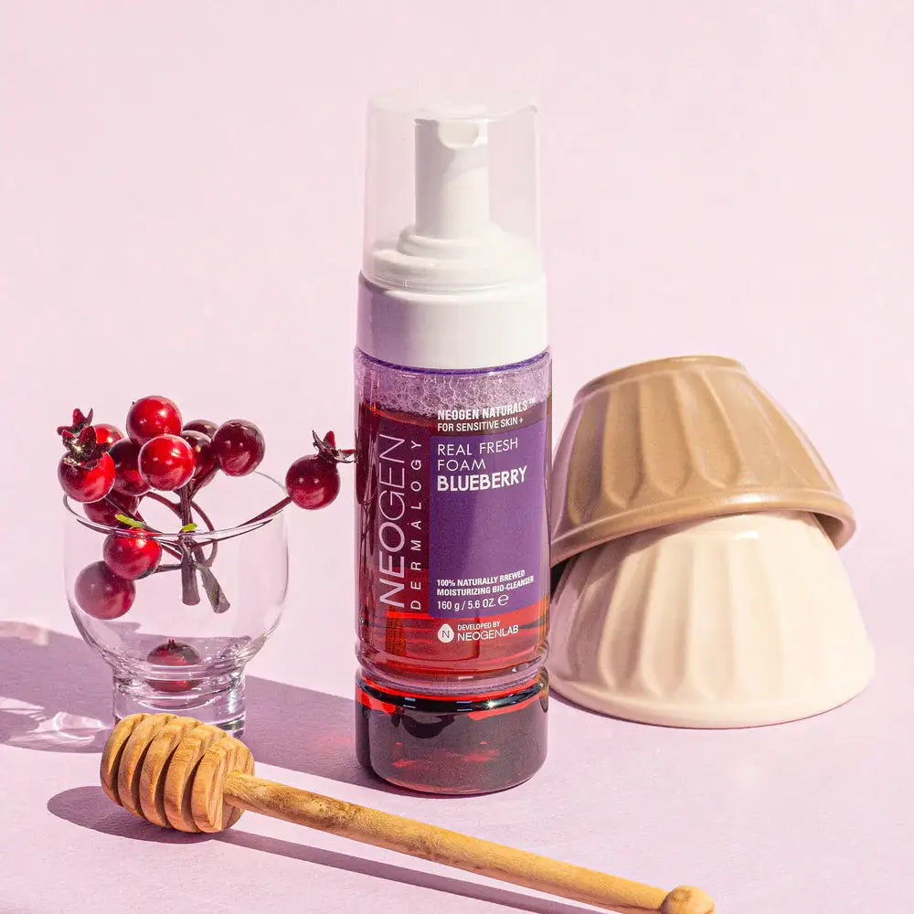 Real Fresh Foam Cleanser Blueberry-Cleanser-NEOGEN DERMALOGY-The-Skincare-district