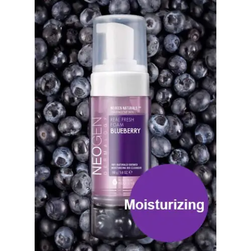 Real Fresh Foam Cleanser Blueberry-Cleanser-NEOGEN DERMALOGY-The-Skincare-district