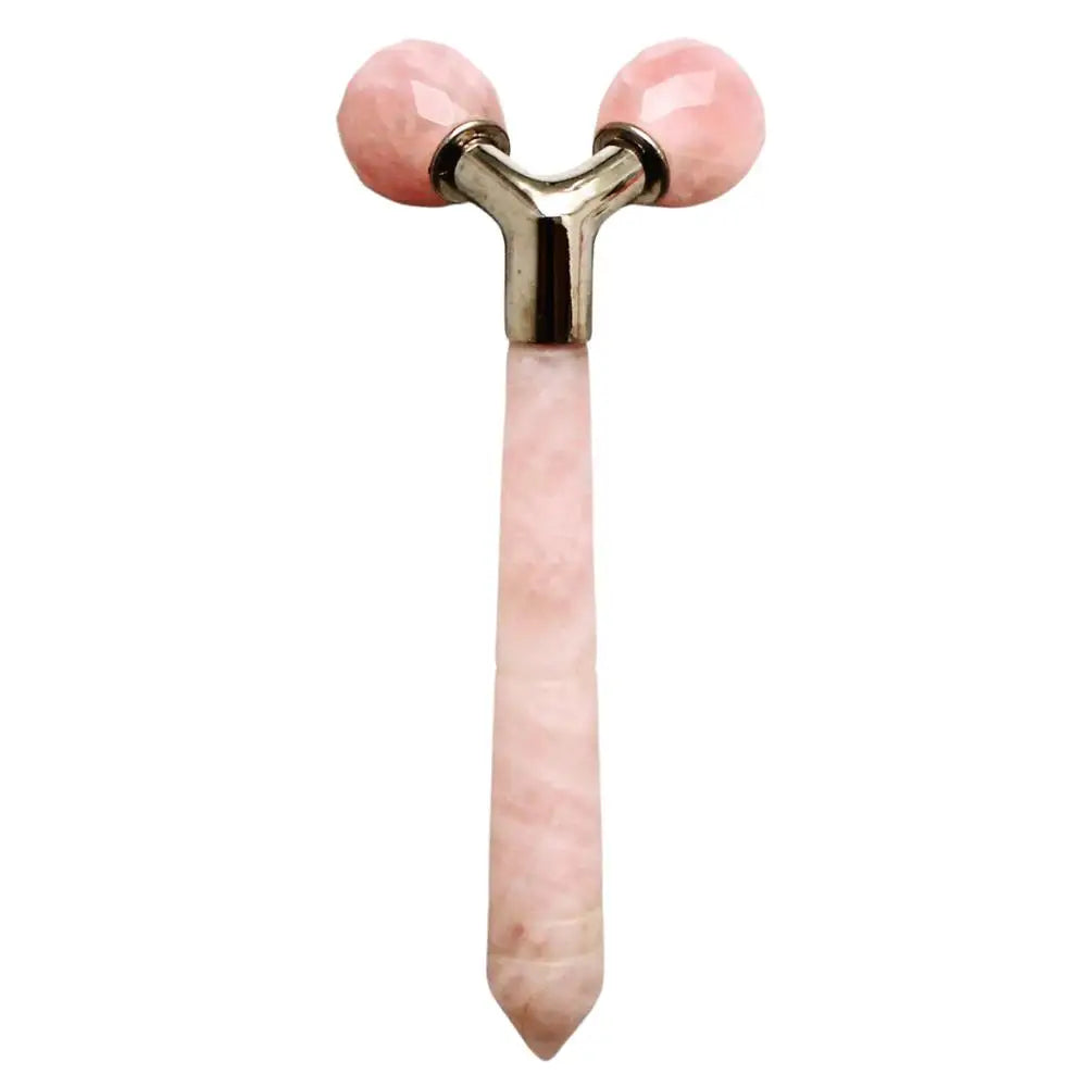 Rose quartz Tension Melting Massager for Face & Neck-Skincare Tool-MOUNT LAI-The-Skincare-district